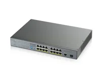 Zyxel GS1300-18HP | Switch | pro monitoringu, 16x RJ45 1000Mb/s PoE, 1x RJ45/SFP Combo, 170W Ilość portów LAN16x [10/100/1000M (RJ45)]
