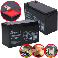 Extralink AGM 12V 9Ah | Battery | maintenance-free