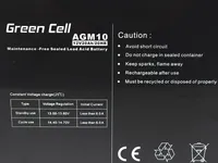 Green Cell AGM 12V 20Ah | Baterie | bezúdržbová Głębokość produktu181