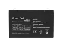 Green Cell AGM 6V 10Ah | Baterie | bezúdržbová Kolor produktuCzarny