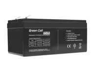 Green Cell AGM19 12V 3.3Ah | Akumulator | bezobsługowy Napięcie wyjściowe12V