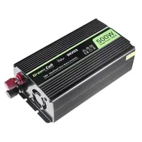Green Cell INV03DE | Przetwornica napięcia | samochodowa 12V, 500W Napięcie wyjściowe230V