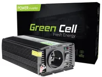 Green Cell INV05DE | Przetwornica napięcia | samochodowa 12V, 300W, czysty sinus Napięcie wejściowe12V