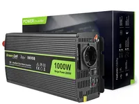 Green Cell INV08 | Car voltage converter | 12V, 1000W Częstotliwość danych wejściowych50