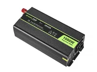 Green Cell INV09 | Convertidor de voltaje para coche | 12V, 1000W, onda sinusoidal pura Funkcje ochrony zasilaniaZabezpieczenie przed przegrzaniem, Przeładowanie