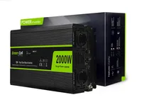 Green Cell INV11 | Convertitore di tensione per auto | 12V, 2000W, onda sinusoidale pura