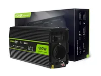 Green Cell INV16 | Przetwornica napięcia | 12V, 500W, czysty sinus