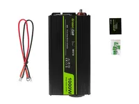 Green Cell INV18 | Convertidor de voltaje | 24V, 1000W, onda sinusoidal pura Funkcje ochrony zasilaniaZabezpieczenie przed przegrzaniem, Krótkie spięcie