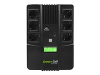 GREEN CELL UPS | Sistema de alimentación ininterrumpida UPS | AiO, pantalla LCD, 800VA Moc UPS (VA)800