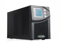 GREEN CELL UPS | UPS | Online MPII, LCD-Bildschirm, 1000VA C13 Moc UPS (VA)1000