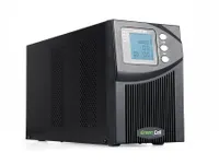 GREEN CELL UPS | UPS | Online MPII, LCD screen, 1000VA C13