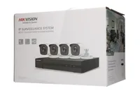 Hikvision HWK-N4142BH-MH | Zestaw do monitoringu IP | 4 kamery 2MP, IP67 + NVR 4-ch 12