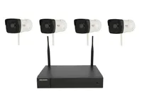 Hikvision HWK-N4142B-MH/W | Sada pro monitorování IP  | 4 kamery Wi-Fi, 2MP, IP67 + NVR, WiFi, 4-ch Ilość kanałów video4