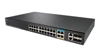 Cisco SG350X-24PD | Switch PoE | 24x Gigabit RJ45 PoE, 4x 1G/2,5G RJ45, 2x 10G Combo(RJ45/SFP+), 2x SFP+, 375W PoE, Stackovatelný Ilość portów LAN20x [1/10G (RJ45)]
