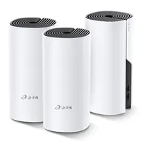 TP-Link Deco M4 3-Pack | Enrutador Wi-Fi | MU-MIMO, AC1200, Dual Band, Mesh, 4x RJ45 1000Mb/s Częstotliwość adaptera AC50 - 60