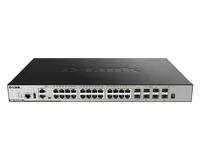 DGS-3630-28TC/SI | Switch | 20x RJ45 1000Mb/s, 4x RJ45/SFP Combo, 4x SFP+, L3 Ilość portów LAN20x [10/100/1000M (RJ45)]