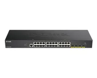 DGS-1250-28X | Switch | 24x RJ45 1000Mb/s, 4x SFP+ Ilość portów LAN24x [10/100/1000M (RJ45)]
