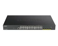D-LINK DGS-1250-28XMP | Switch | 24x RJ45 1000Mb/s PoE, 4x SFP+, 370W