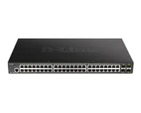 DGS-1250-52XMP | Switch | 48x RJ45 1000Mb/s PoE, 4x SFP+, 370W Ilość portów LAN48x [10/100/1000M (RJ45)]
