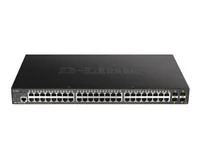 DGS-1250-52XMP | Switch | 48x RJ45 1000Mb/s PoE, 4x SFP+, 370W