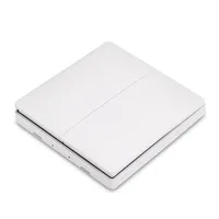 Aqara Wireless Remote Switch Double Rocker | Bezdrátový nástěnný vypínač | Bílý,2 tlačítka, WXKG02LM 3