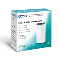 TP-Link Deco M4 1-Pack | WiFi Router | MU-MIMO, AC1200, Dual Band, Mesh, 4x RJ45 1000Mb/s Diody LEDStatus