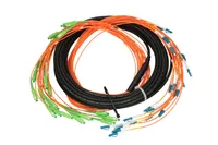 Extralink SC/APC-LC/PC | multipatchcord | SM 24F 14M, cascada 90cm Długość14m