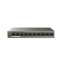 TENDA TEF1110P-8-63W FAST ETHERNET POE SWITCH, 8X 10/100MBPS POE PORTS, 2X 10/100MBPS UPLINK PORT, MAX 58W