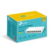 TP-Link LS1008 | Switch | 8x RJ45 100Mb/s Standard sieci LANFast Ethernet 10/100Mb/s