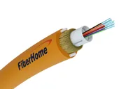 Cabo de fibra óptica enterrado direto 8F | DAC Z-XOTKTCD, modo único, 8J, G652D, 1,2kN, 5,3mm | Fiberhome