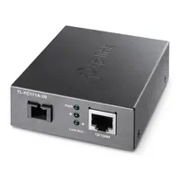 TP-Link TL-FC111A-20 | Media convertidor | 1x SC/UPC, 1x RJ45 100Mb/s, 1550 nm TX, 1310 nm RX, WDM Dystans transmisji4-20km