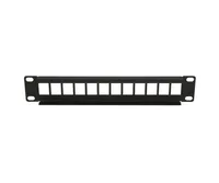 Extralink 12 Port 10" | Patchpanel | Modular, 12 ports Kolor produktuCzarny