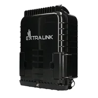 Extralink Jennifer | Fiber optic terminal box | 16 core, black, with connector Materiał obudowyKopolimer akrylonitrylo-butadieno-styrenowy (ABS)