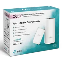 TP-Link Deco E3 | WiFi Router | AC1200, Dual Band, Mesh, RJ45 100Mb/s Częstotliwość Wi-FiDual-band (2.4 GHz/5 GHz)