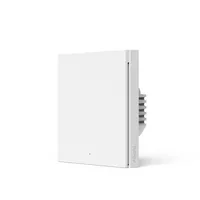 Aqara Wall Single Switch H1 | Módulo de conmutación | sin neutro, Zigbee 3.0, EU, WS-EUK01 Diody LEDStand-by, Status