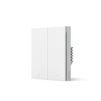 Aqara Wall Double Switch H1 | Switch module | with Neutral, Zigbee 3.0, EU, WS-EUK04 Diody LEDStand-by, Status