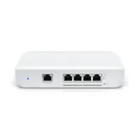 UBIQUITI USW-FLEX-XG UNIFI FULLY MANAGED DESKTOP SWITCH, 4x 10GBE RJ45, 1x 1GBE 802.3AT POE+ INPUT