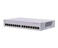 Cisco CBS110-16T | Switch | 16x RJ45 1000Mb/s, Desktop, Rack, No gestionado Ilość portów LAN16x [10/100/1000M (RJ45)]
