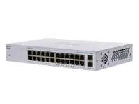 Cisco CBS110-24T | Switch | 24x RJ45 1000Mb/s, Desktop, Rack, unverwaltet Ilość portów LAN24x [10/100/1000M (RJ45)]
