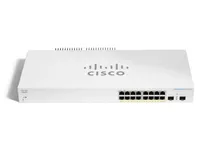Cisco CBS220-16P-2G | Switch | 16x RJ45 1000Mb/s PoE, 2x SFP, Desktop, Rack, 130W Ilość portów LAN2x [1G (SFP)]
