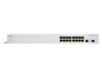 Cisco CBS220-16P-2G | Switch | 16x RJ45 1000Mb/s PoE, 2x SFP, Desktop, Rack, 130W Ilość portów PoE16x [802.3af/at (1G)]
