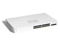 Cisco CBS220-24P-4G | Switch | 24x RJ45 1000Mb/s PoE, 4x SFP, Desktop, Rack, 195W Ilość portów LAN24x [10/100/1000M (RJ45)]
