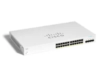 Cisco CBS220-24FP-4X | Switch | 24x RJ45 1000Mb/s PoE, 4x SFP+, Desktop, Rack, 382W