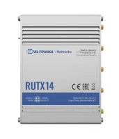 Teltonika RUTX14 | Router industrial 4G LTE | Cat 12, Dual Sim, 1x Gigabit WAN, 4x Gigabit LAN, WiFi 802.11 AC Wave 2 Ilość portów LAN5x [10/100/1000M (RJ45)]

