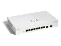 Cisco CBS220-8FP-E-2G | Switch | 8x RJ45 1000Mb/s PoE, 2x SFP, Desktop, 130W Ilość portów LAN8x [10/100/1000M (RJ45)]
