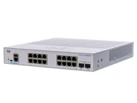 Cisco CBS250-16T-2G | Switch | 16x RJ45 1000Mb/s, 2x SFP, Desktop, Rack Ilość portów LAN2x [1G (SFP)]
