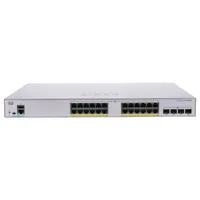 Cisco CBS250-24FP-4X | Switch | 24x RJ45 1000Mb/s PoE, 4x SFP+, Rack, 370W Ilość portów LAN24x [10/100/1000M (RJ45)]
