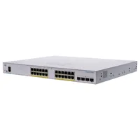 Cisco CBS250-24FP-4X | Switch | 24x RJ45 1000Mb/s PoE, 4x SFP+, Rack, 370W Ilość portów LAN4x [10G (SFP+)]
