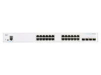 Cisco CBS250-24T-4X | Switch | 24x RJ45 1000Mb/s, 4x SFP+, Rack Ilość portów LAN4x [10G (SFP+)]
