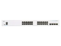 Cisco CBS250-24T-4X | Switch | 24x RJ45 1000Mb/s, 4x SFP+, Rack Ilość portów LAN4x [10G (SFP+)]
